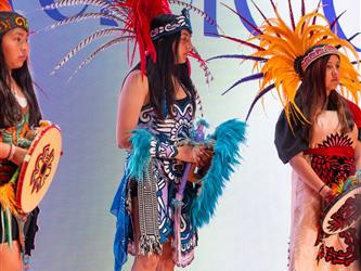 performers on stage
