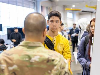 girl getting hair done