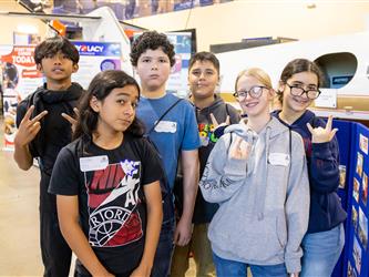 superintendent with guests