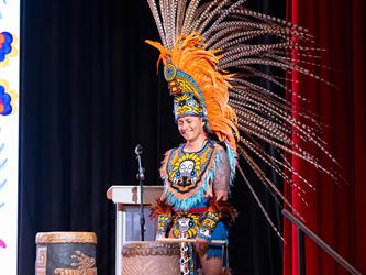 performers on stage