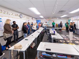 gcc staff engaged in session