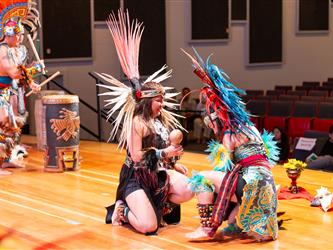 performers on stage