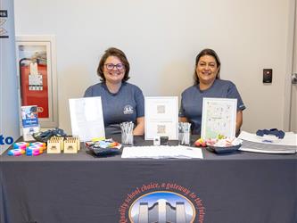 HR table at event 