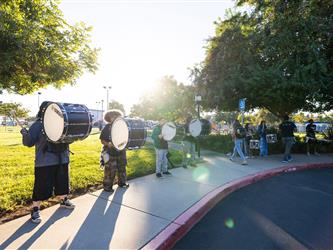 drumline greeting staff