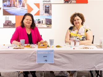 gcc staff at table 