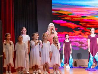 performers on stage