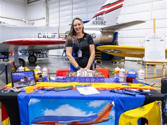 guests interacting at career fair