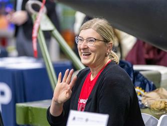 guests posed with each other