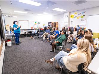 gcc staff engaged in session