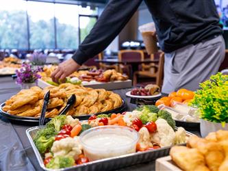 food shot at event