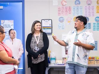 gcc staff engaged in session
