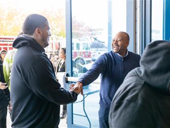 guest posed together