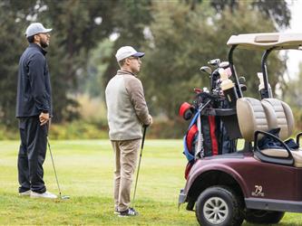 attendees at golf tournament
