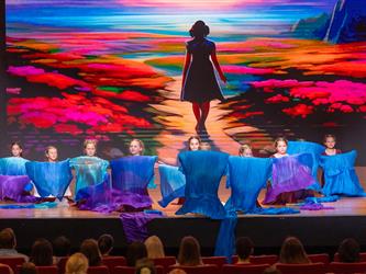 performers on stage