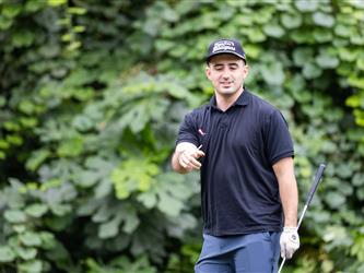 attendee at golf tournament