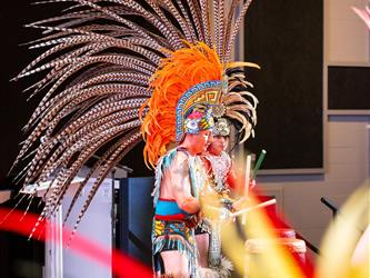 performers on stage
