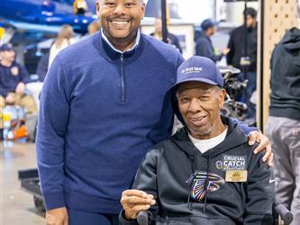 guests at career fair browsing