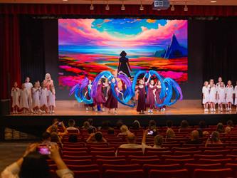 performers on stage