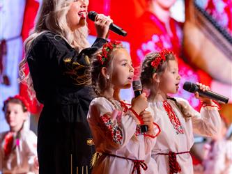 performers on stage